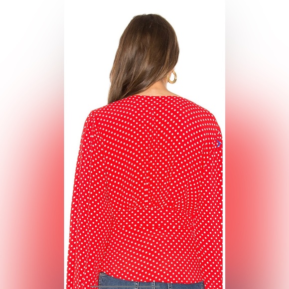 Free People LOVE STREET TOP IN RED - Picture 3 of 8